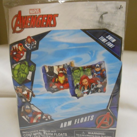 NEW Marvel Avengers 2 kids inflatable arm Floates all Super Heroes 🏊‍♂️ kids - Picture 1 of 6